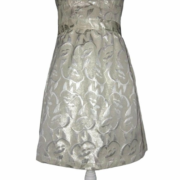 NWT American Eagle Metallic Strapless Dress 8 - Picture 5 of 8